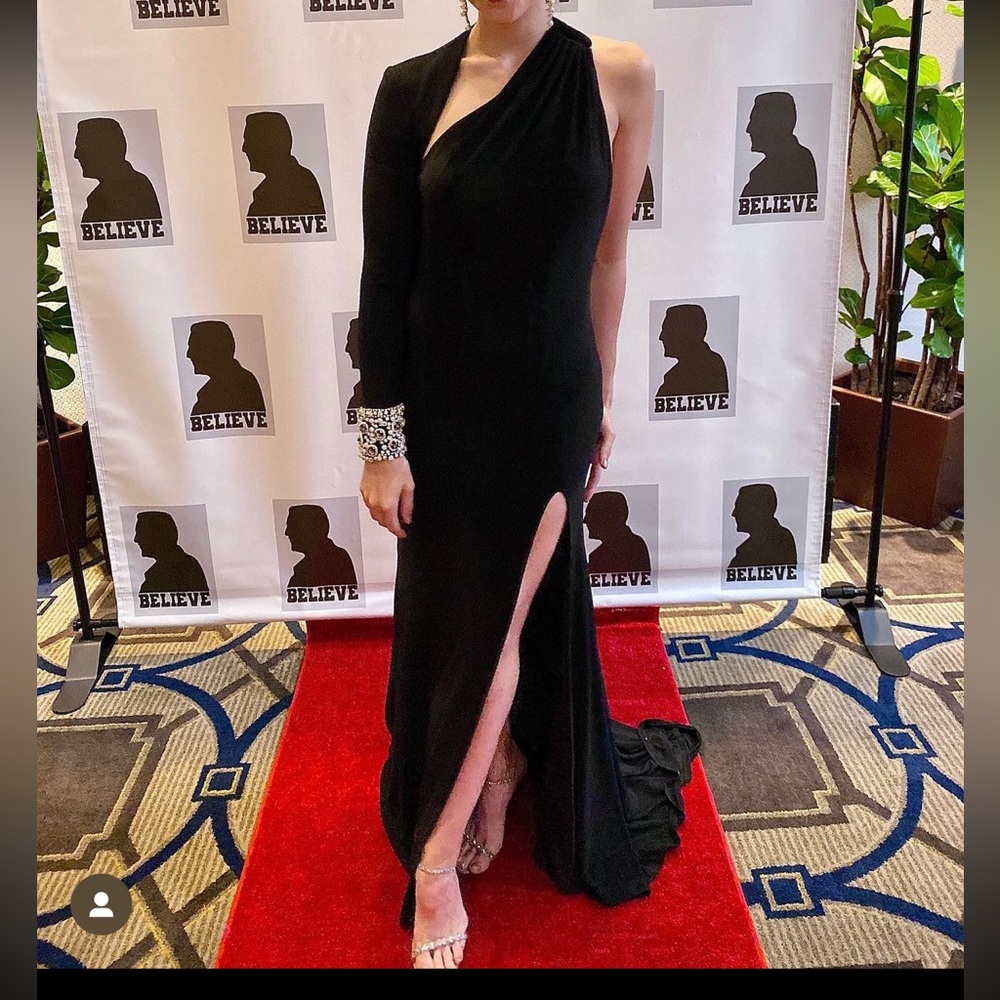 Black MacDuggal Gown